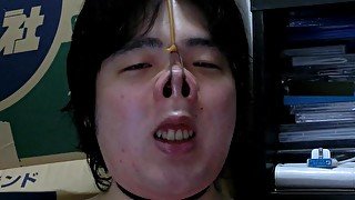 Nose hook masturbation6　No sound