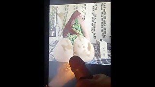 My friend wanted a cumtribute on her Fatass💦💦