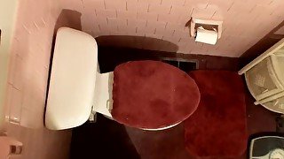 Leo McArthur gets caught jerking off and pissing in toilet