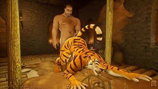 Karra Furry Tigress and Big Guy