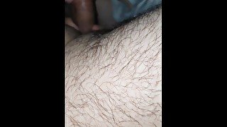 Step mom sexy & Submissive Close up POV Blowjob & Cum in Mouth from step son dick