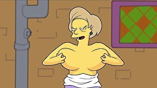 Simpsons - Burns Mansion - Part 22 Edna Boob Dancing And Secret Posters By LoveSkySanX