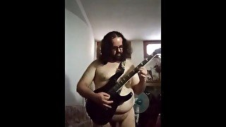 nicola deidda naked playing guitar 7