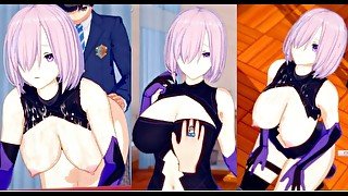 【エロゲーコイカツ！】FGO マシュ・キリエライト3DCGアニメ動画(フェイト)[Hentai Game Koikatsu! Fate Mashu Kyrielight (Anime3DVideo