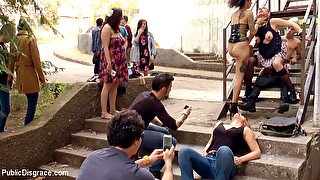 Anal Slut Humiliated And Fucked Outdoors - PublicDisgrace