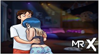 SummertimeSaga - got up while hugging a girl in pajamas E1 # 75