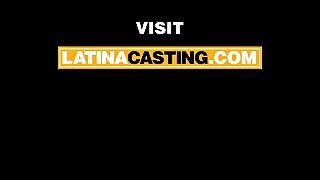 Latina Model Gets Throat Fuck During Casting