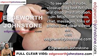 EDGEWORTH JOHNSTONE suit anal dildo CENSORED - deep in my tight gay asshole - Office businessman