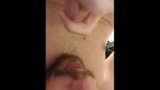 Guy gives himself a Self facial