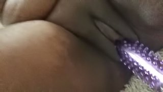 Solo Ebony Orgasm