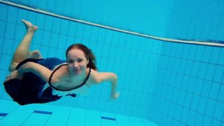 Young and hot teen Avenna in the pool