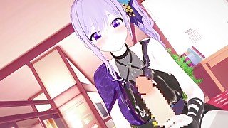 【Vtuber 朝ノ瑠璃】朝ノ瑠璃がイチャイチャセックスするだけ2