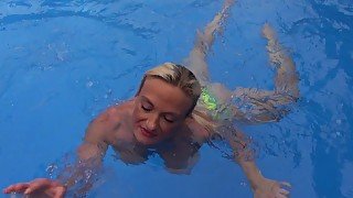 Naughty blonde neighbor Cameron comes over to be fucked balls deep