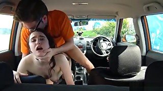 Pretty teen 18+ student 18+ Lola Rae Boned By Her Driving Instructor