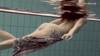 Loris Licicia super hot underwater swimming naked