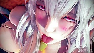 3D Neko chan service! POV collection