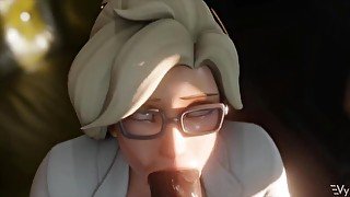 Mercy Deep Throating A Big Cock