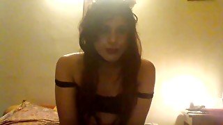 Trans Elle Summers having fun when high