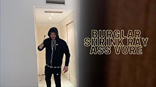 Macrophilia - burglar shrink ass vore