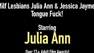 Milf Lesbians Julia Ann & Jessica Jaymes Tongue Fuck!