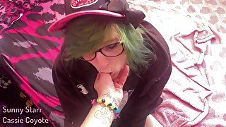 femboy POV fucking a whiny emo dog boy