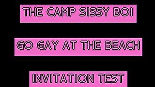 AUDIO ONLY - The Camp Sissy Boi invitation test let me know if you complete it