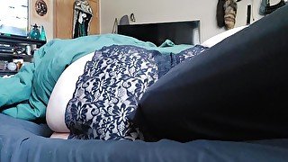 Giving my husband a blowjob and sex to wake him up