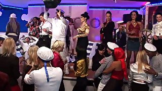 Sex greedy sailors party hard with steamy chics