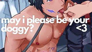 Can I please bark like a doggy for you? :3 // NSFW Audio & Male Moaning // Cute MSub Boyfriend