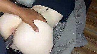 Beautiful ass gets stuffed by BBC