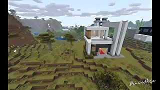 How to build a Modern Mansion in Minecraft