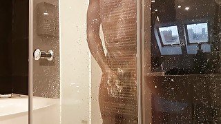 Inside the shower with me