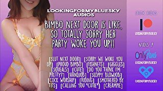 ASMR  Sweet, Caring Bimbo Next Door Gives You Sloppy Head [Cock Worship] [Riding] [Creampie]