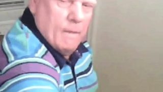 grandpa cum on cam