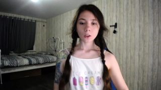 Shy brunette homemade amateur webcam teen