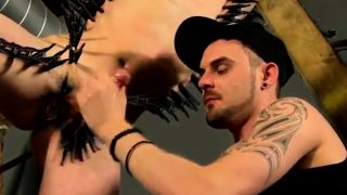 Emo bondage boy gay porn Reece has a torrid geyser of jizz i