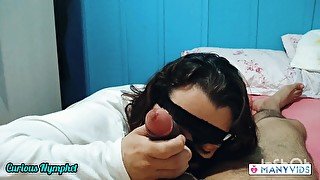 Curious goddess masked big ass handjob blowjob pussy fucking creampie eating cum