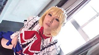 Asian lewd Cosplay harlot exciting xxx clip