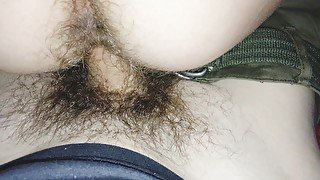 Bus driver fucked hairy pussy girl while nobody has been at the bus and gave her dick to suck