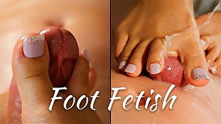 Best foot fetish. My neighbor wants to fuck my cock with her feet