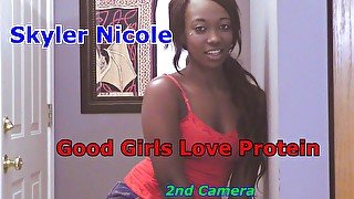 Skyler Nicole this girl loves protein 2nd camera