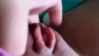 Solo Girl Shaved Pussy Masturbation