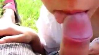 Amateur Asian outdoor bj