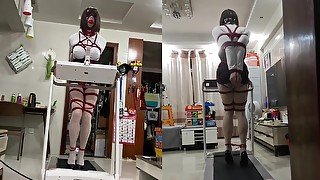 Self Bondage On Treadmill - Teaser Video