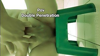 (POV) DOUBLE PENETRATION IN PUSSY, wasak ang pepe ni mam, kinantot at fini finger sabay,sarap mo