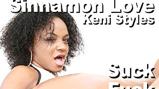 Sinnamon Love & Keni Styles suck fuck cumshot