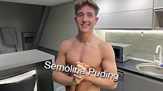 Semolina Puding , Naked Cooking