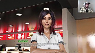 🔥 LEAP OF FAITH  Meeting a sexy girl at the Burger - Chapter 2  Visual Novel [PC GAMEPLAY] [ENG]