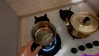 Friend's wife invited for tea, had to fuck her POV