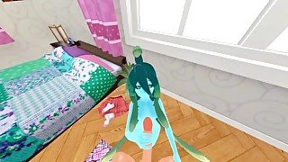 Fucking transparent slime girl Suu in POV. Daily Life With A Monster Girl Hentai.